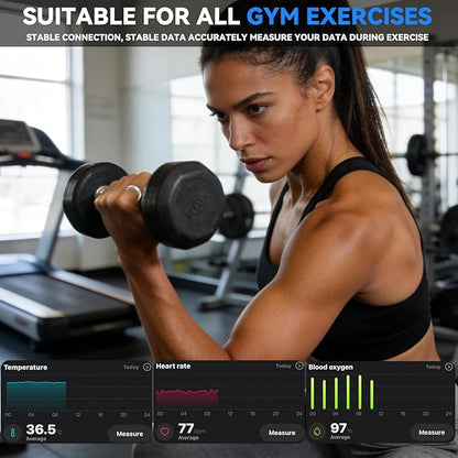 Smart Ring for Women Men,Sleep Tracking Wearable,Fitness Tracker Ring with Step/Heart Rate/Blood Oxygen/Distance/Calorie,Clock Vibration,No Subscription Fee,5ATM Waterproof, iOS&Android(Silver 13)