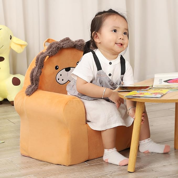 Cuddly Toddler First Chair, Premium Character Chair, Little Lion, 18 Month up to 3 Years