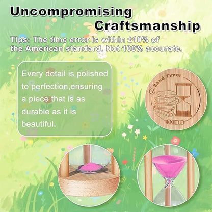 Sand Timer 15 Minute,15 Min Sand Watch Hourglass, Reloj De Arena, Hour Glass Sandglass for Home, Office, Decorative, Game, Classroom