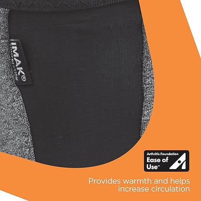 IMAK Brownmed Compression Arthritis Knee Sleeve - Knee Support Brace for Joint Pain, Circulation & Swelling Relief - Small