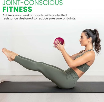 Bean Products Soft Weighted Balls for Exercise - Soft and Safe Workout Balls for Yoga, Rehab, Pilates and Fitness - Latex Free, Easy to Grip, Versatile Physical Therapy Exercise Ball