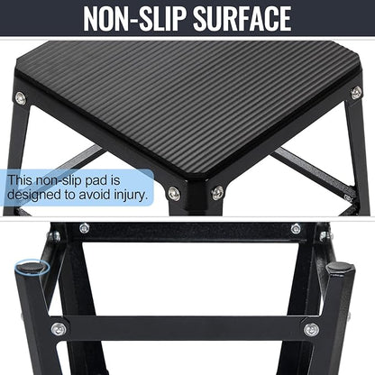 Plyometric Jump Box, 12/18/24/30 Inch Fitness Exercise Step Up Box for Home Gym, Step Exercise Platform for Workout & Strength Training
