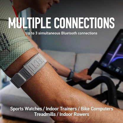 COROS Heart Rate Monitor, Comfort, Easy to wear, Auto-wear Detection, Advanced Sensor, Precise Data, Bluetooth, 38 Hours Battery Life, Connects up to 3 Devices at Once, for Run and Bike