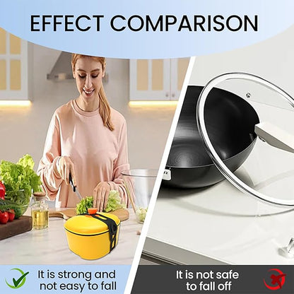 21.3 Inch Reusable Silicone Tie - Self-Locking Elastic Strap for Bento Box/Slow Cooker Lid/Pot, Multi-Use Organizer for Cords/Curtain/Yoga Mat/Camping Gear, BPA-Free & Dishwasher Safe (Black 1PCS)
