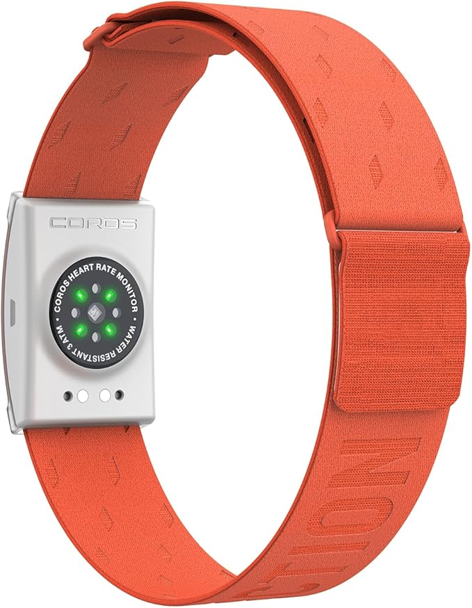 COROS Heart Rate Monitor, Comfort, Easy to wear, Auto-wear Detection, Advanced Sensor, Precise Data, Bluetooth, 38 Hours Battery Life, Connects up to 3 Devices at Once, for Run and Bike