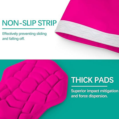 Wrestling Knee Pads for Kids Youth Adult, Knee Compression Sleeve for Basketball Volleyball Football, 1 Pair Short Knee Pads Sleeves ((#2) Pink-2pcs,XXLarge)