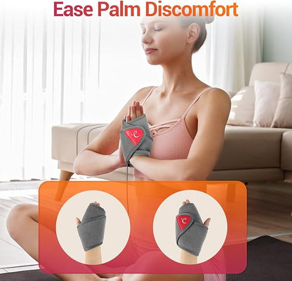 Comfytemp Hand Heating Pad for Carpal Tunnel Relief, Wrist Heating Pad for Achilles Tendonitis Relief USB Wearable for Wrist Pain, Birthday Gifts for Mom