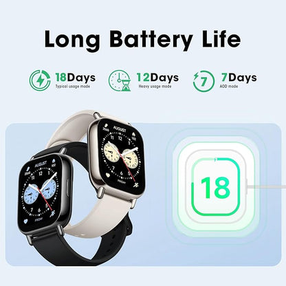 Xiaomi Redmi 5 Lite Smart Watch, Step Counter Watch for Women Men with 2" LCD Large Display, 140 Sports Modes, 5ATM Waterproof (Lite-Light Gold)