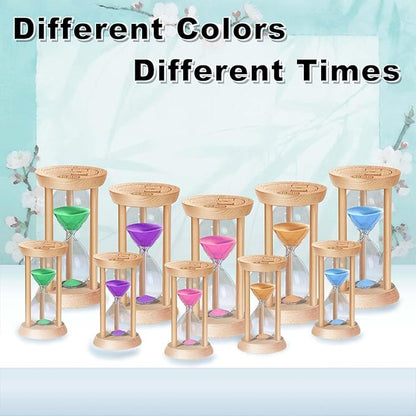 Wooden 15 Minute Sand Timer, 15 Min Hourglass, Reloj De Arena, Hour Glass SandWatch for Home, Office, Decorative, Game, Classroom