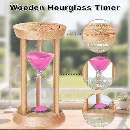 Sand Timer 15 Minute,15 Min Sand Watch Hourglass, Reloj De Arena, Hour Glass Sandglass for Home, Office, Decorative, Game, Classroom