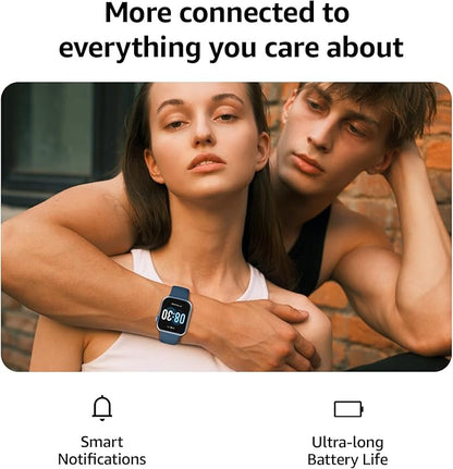 Smart Watch for Men Women Answer/Make Call, 1.85" Smartwatch, Fitness Watch with Heart Rate Blood Pressure Sleep Monitor, 140+Sports, IP68Waterproof Step Counter Compatible with Android IOS Skyblue