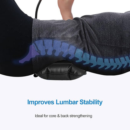 Pressure Biofeedback Stabilizer - Joint Support & Muscle Control Trainer for Low Back & Neck Pain Relief - Posture Corrector for Office Workers & Athletes (Black)