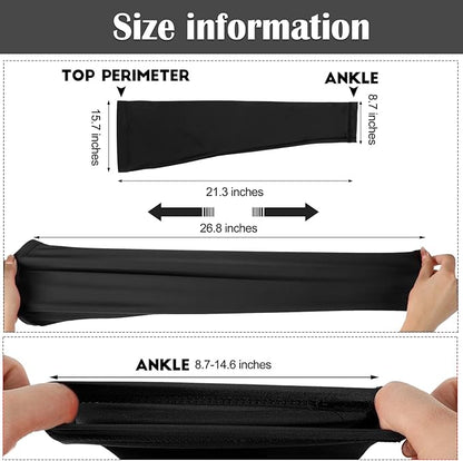 Skylety Leg Sleeves Compression Long Knee Sleeve UV Protect for Men Women Sport Basketball Football