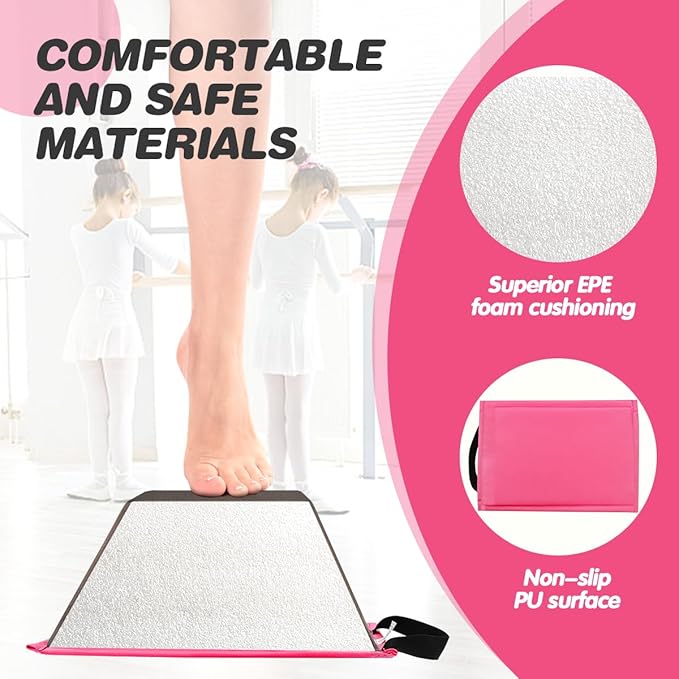 FBSPORT Cheer Flyer Stand, PU Non-Slip Stand Cheer for Promotion and Development of Flexibility, Coordination