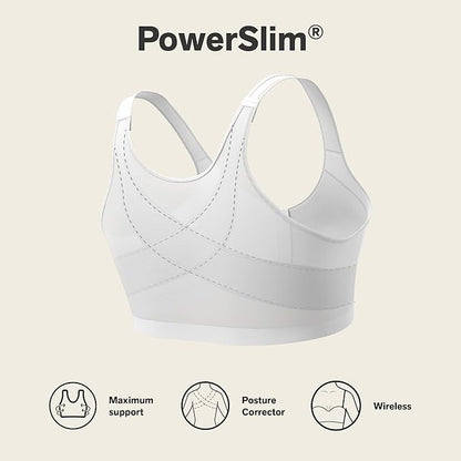 Leonisa Multi-Functional – Posture Corrector Bra Wireless Front Closure Bra for Women Full Coverage