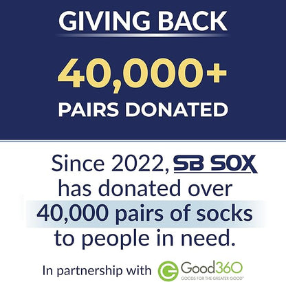 SB SOX Ankle Compression Sleeve for Men and Women (1 Pair) - Ankle Brace Support Stabilizer for Sprained Ankle, Achilles Tendonitis, Sports
