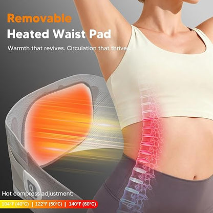 arboleaf Back Brace for Men & Women Lower Back - Heated Lumbar Support Belt with Heat Pad for Pain Relief, Office Work, Gym, Heavy Lifting Size XL (Waist 36"-39")