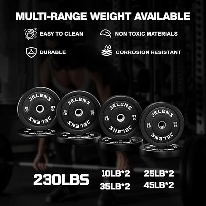 JELENS SR01 Smith Machine, 2000LBS Multi-Function Power Cage with LAT Pulldown System, All-in-One Home Gym Squat Rack with Smith Bar and Training Attachments for Full Body Workouts