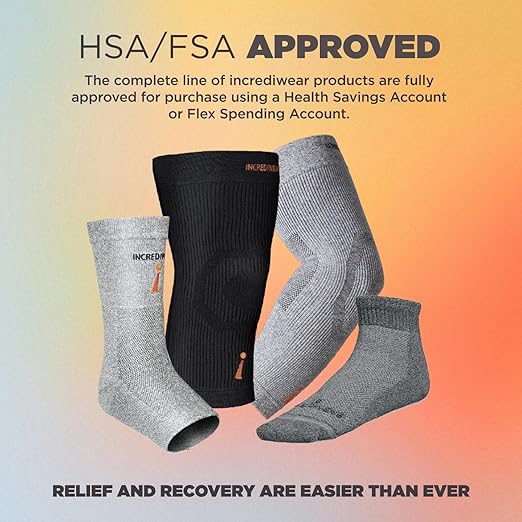 Incrediwear Leg Sleeve – Full Length Long Leg Sleeve for Leg Pain Relief & Muscle Recovery, Helps Reduce Swelling & Inflammation, Promotes Circulation, Leg Sleeves for Men & Women (Charcoal, Medium)