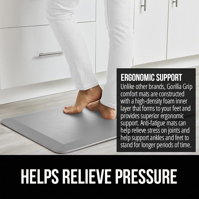 GORILLA GRIP Comfortable Cushioned Kitchen Mats