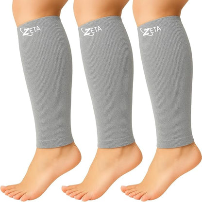 Zeta Wear Plus Size Compression Sleeves 15-19mmHg Medical Grade Wide Calf