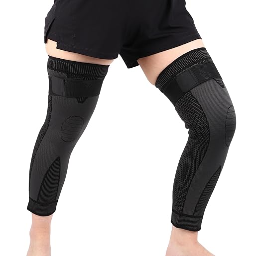 SUJAYU 2 Pack Knee Wraps for Pain Relief Women Men, Knee Compression Sleeve for Men Women, Compression Knee Brace for Arthritis Pain and Support (Black, X-Large)