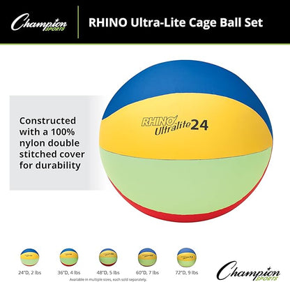 Champion Sports Rhino Lite Cage Ball Set