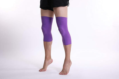 Doc Miller Knee Compression Sleeve Brace for Men & Women (Pair) Best Support for Workout Running ACL Arthritis Pain Relief