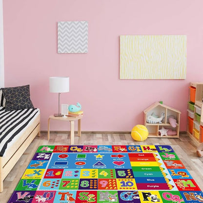 3X5 ABC Kids Rugs for Playroom