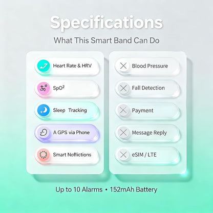 Fitness Tracker for Men & Women with 1.47” HD Display, Heart Rate & SpO2 Tracking, Sleep & Activity Monitor, 100+ Sports Modes, 3ATM Waterproof Smart Band, Works with Android & iOS, Black