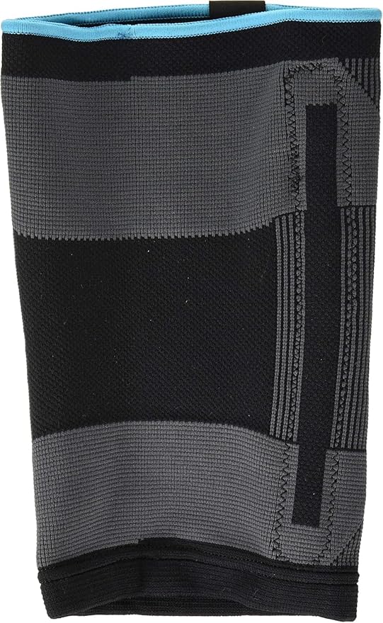 DonJoy Advantage Deluxe Elastic Knee Sleeve for Sprains, Strains, Swelling, Soreness, Arthritis & Patellofemoral Syndrome - Silicone Hex-Buttress Support for Wellness and Fitness Users, Medium