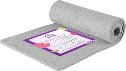 Rdutuok 54x15 Inches Wool Pressing Mat for Quilting Ironing Pad 100% Wool from New Zealand Easy Press Wooly Felted Iron Board for Retains Heat, Great for Quilting & Sewing Projects