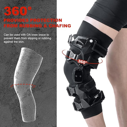 Knee Brace Undersleeve - Knee Brace Undersleeve for Men and Women Knee Brace Sleeves for Under Brace