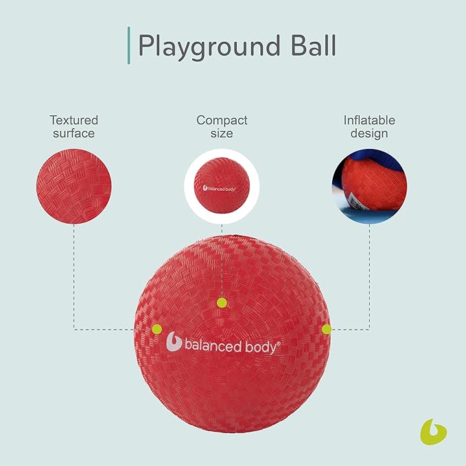 Balanced Body Playground Ball, Massage and Alignment Tool, Inflatable Exercise Sphere, 5 Inches