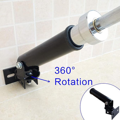 MARSAFIT Wall Mount Post Landmine Attachment for Barbell Bar with 360 Degree Rotation, T-bar Row Attachment Landmine Base, Fitness Exercise Equipment Fits 2 Inch Olympic Bars