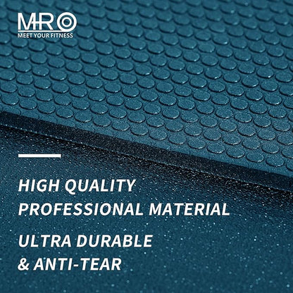 MRO Extra Large Exercise Mat 12'x7'/9'x7'/7'x7'/7'x5'(7mm), High-Density Workout Mats for Home Gym Flooring, Non-Slip, Extra Thick Durable Cardio Mat, Ideal for Plyo, MMA, Jump Rope - Shoe Friendly