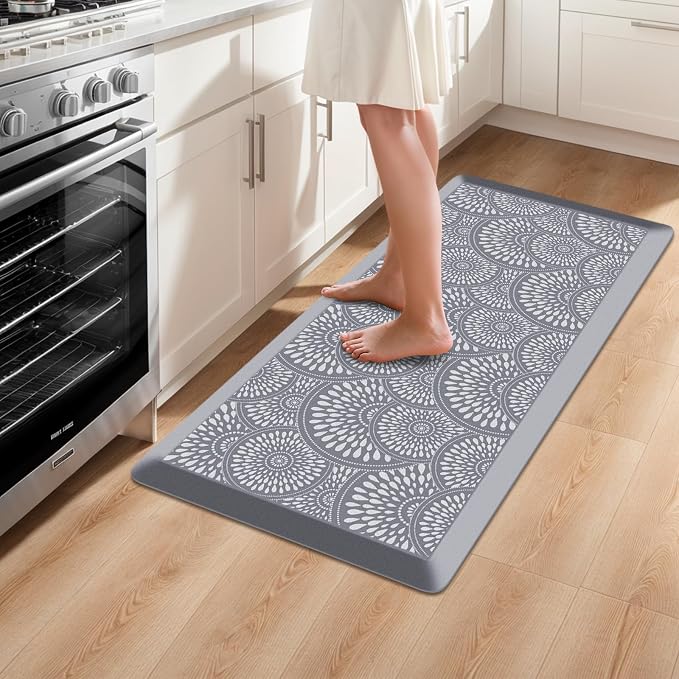 Mattitude 4/5 Inch Kitchen Mat, 20x42in Heavy Duty Ergonomic Comfort Foam