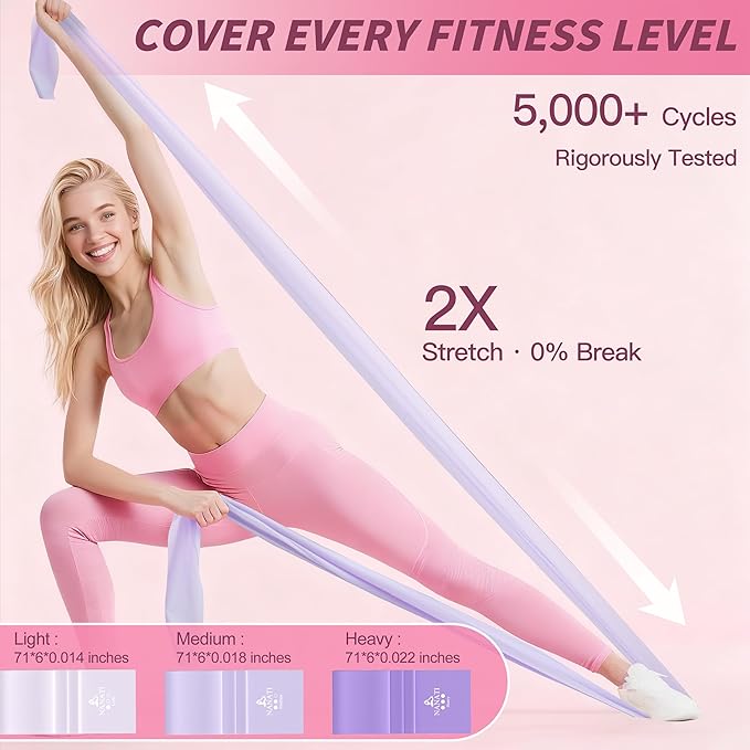 NANATI Pilates Kit, Home Pilates Workout Kit for Women, Pilates Equipment with 14.5" Pilates Ring and Ball, Resistance Bands, Ankle Weights, Sliders & Grip Socks Accessories for Starter Home Workouts