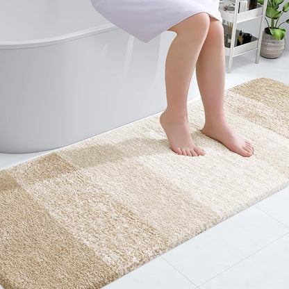 OLANLY Bathroom Runner Rugs Mat 70x24, Extra Soft Absorbent Microfiber Bath Rugs