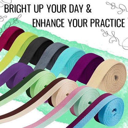 TECEUM Yoga Mat Strap – 30+ Colors – Adjustable Mat Holder Sling Carrier for All Mats [Mat Not Included]