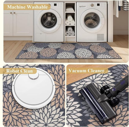 Ileading Boho Kitchen Rugs Sets 3 Piece
