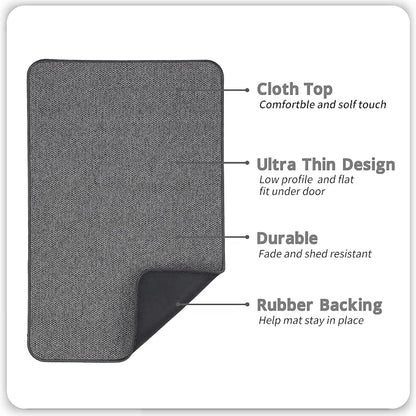 Bath Mat, Ultra Thin Bathroom Rugs, Rubber Bath Mats