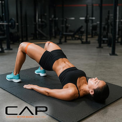 CAP Puzzle Exercise Mats | 3/4” Thick EVA Interlocking Foam Tiles for Home Gym Flooring | Multiple Options