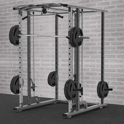 Kipika J-Hooks for Squat/Power Rack, Weight Plate Holder Set for 2" x 2" or 3" x 3" Power Rack, Heavy Duty J-Cups Barbell Holder & Weight Storage