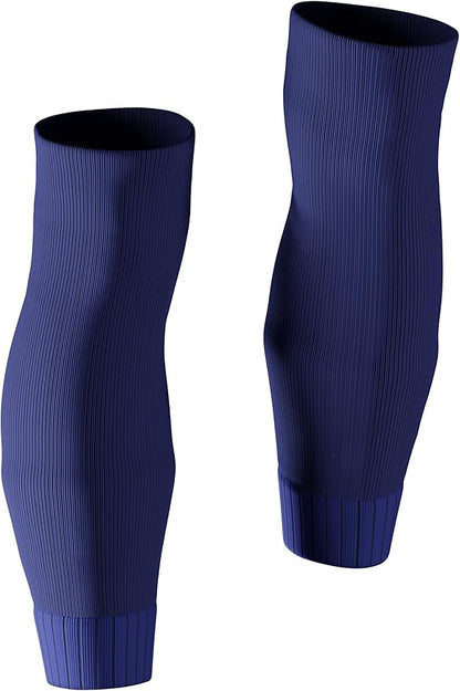 Tekkerz leg sleeve over 20 color variations compatible with grip socks for soccer, football, hockey, rugby athletic socks