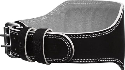 Mytra Fusion 6 inch Leather Weight Lifting Belt courted power lifting back support belt weight lifting belt men women weight lifting belt lever weight lifting powerlifting belt