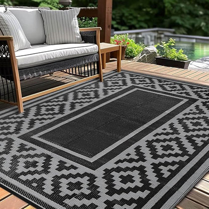 Outdoor Patio Plastic Straw Rug