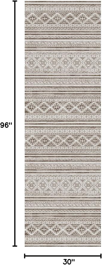 RUGSURE Washable Area Rugs 2'6'' x 8'