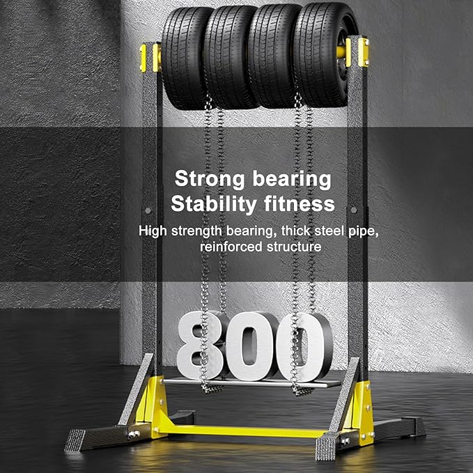 Pull Up Station, Portable Pullup Bar Station, Free Standing Pull Up Bar for Home Gym, Pull Up Tower Station, Pull Ups with 11 Gears Adjustment (up to 400LBS)