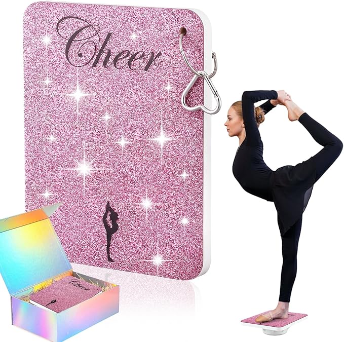 Seenelling Flyer Cheer Stand for Cheerleader Balance and Flexibility Core Strength Training Boards for Standing Practice, Cheer Balance Trainer Equipment